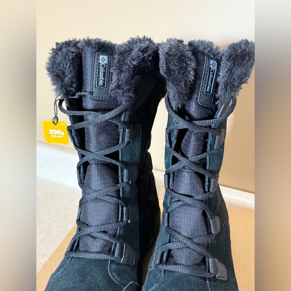 NWT Columbia 8W LEATHER Winter ICE Maiden II BOOTS - Picture 9 of 15